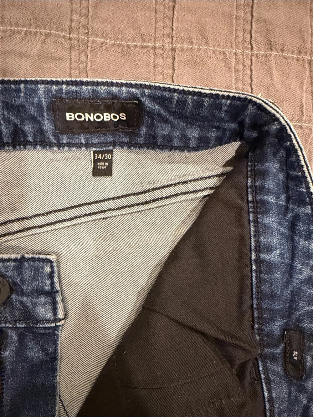Bonobos Skinny Stretch Denim in Faded Blue